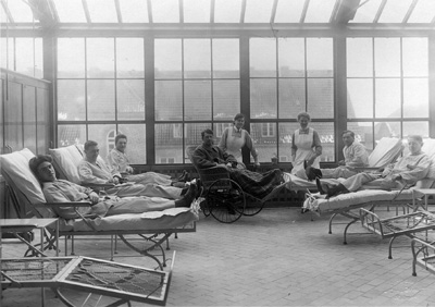 Solningsveranda, ortopediska kliniken